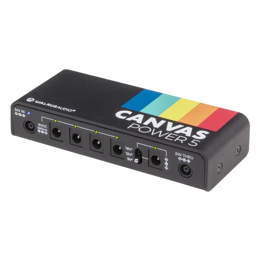 Walrus Audio Canvas Power 5 Isolated Pedalboard Power Supply with 5 Outputs