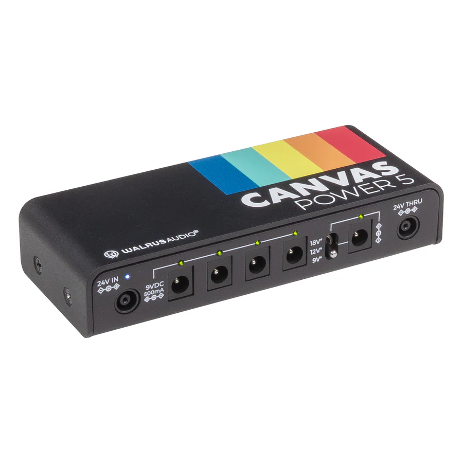 Walrus Audio Canvas Power 5 Isolated Pedalboard Power Supply with 5 Outputs