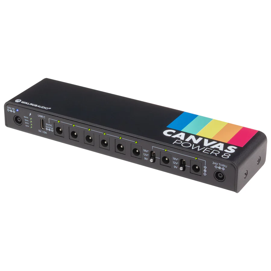 Walrus Audio Canvas Power 8 Isolated Pedalboard Power Supply with 8 Outputs