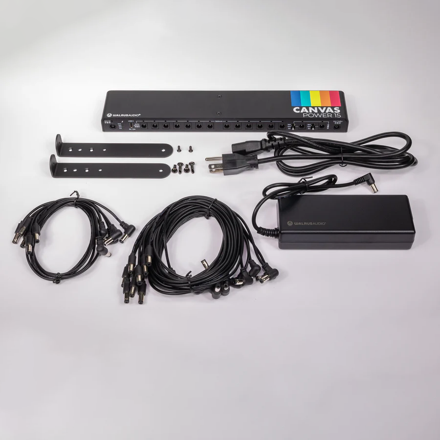 Walrus Audio Canvas Power 15 Isolated Pedalboard Power Supply with 15 Outputs