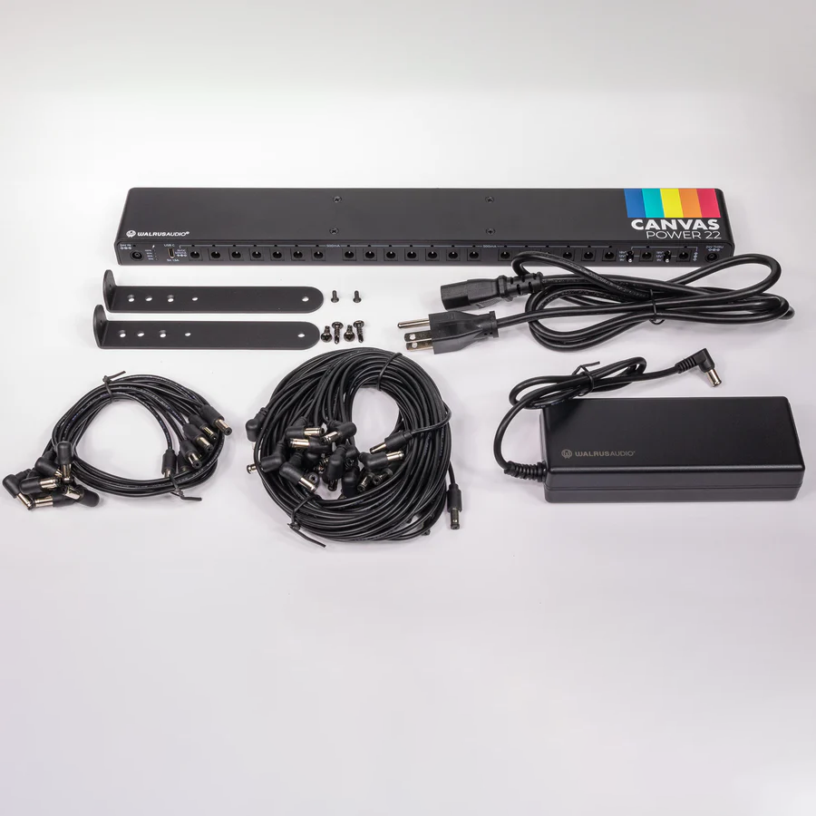 Walrus Audio Canvas Power 22 Isolated Pedalboard Power Supply with 22 Outputs