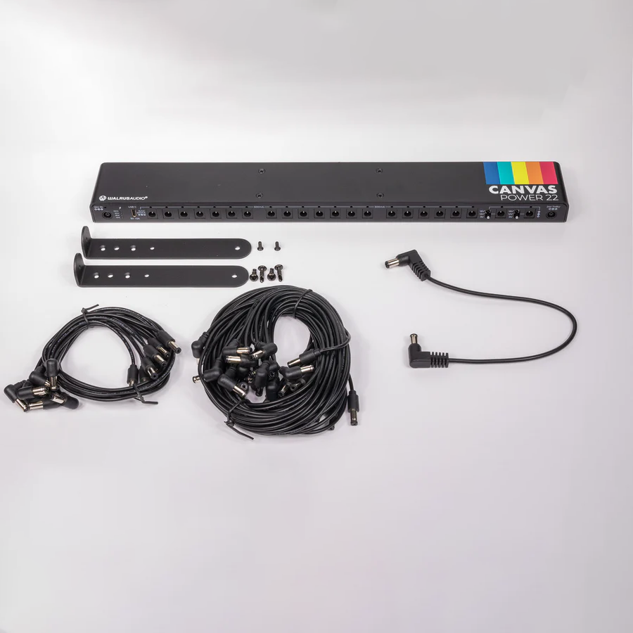 Walrus Audio Canvas Power 22 Isolated Pedalboard Power Supply with 22 Outputs