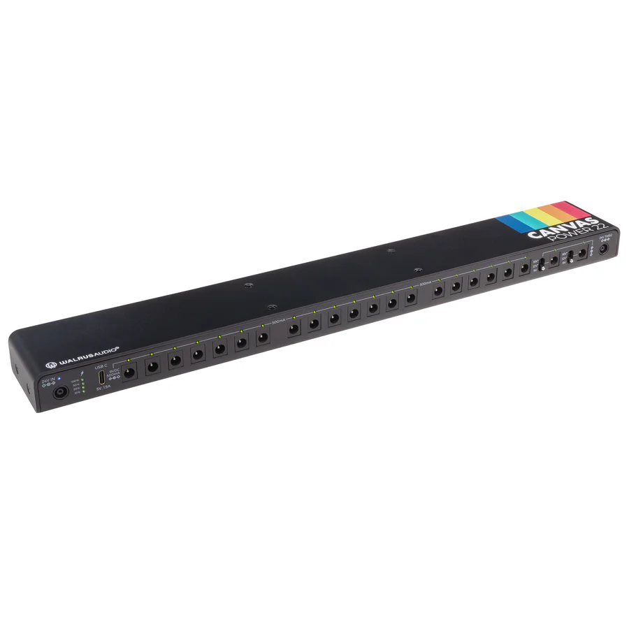 Walrus Audio Canvas Power 22 Isolated Pedalboard Power Supply with 22 Outputs