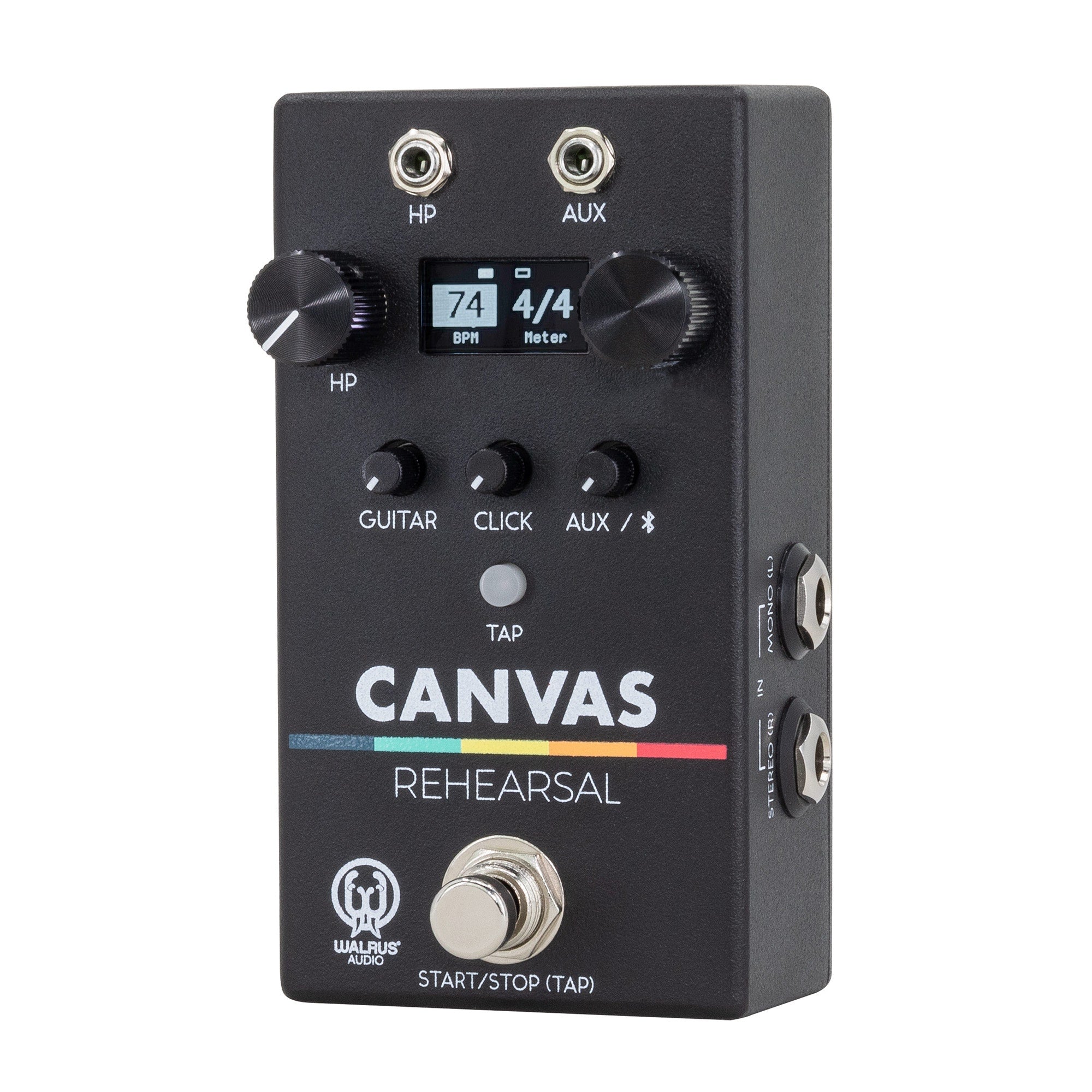 Walrus Audio Canvas Rehearsal All-in-One Headphone Amp / Metronome / Practice Tool Guitar Pedal