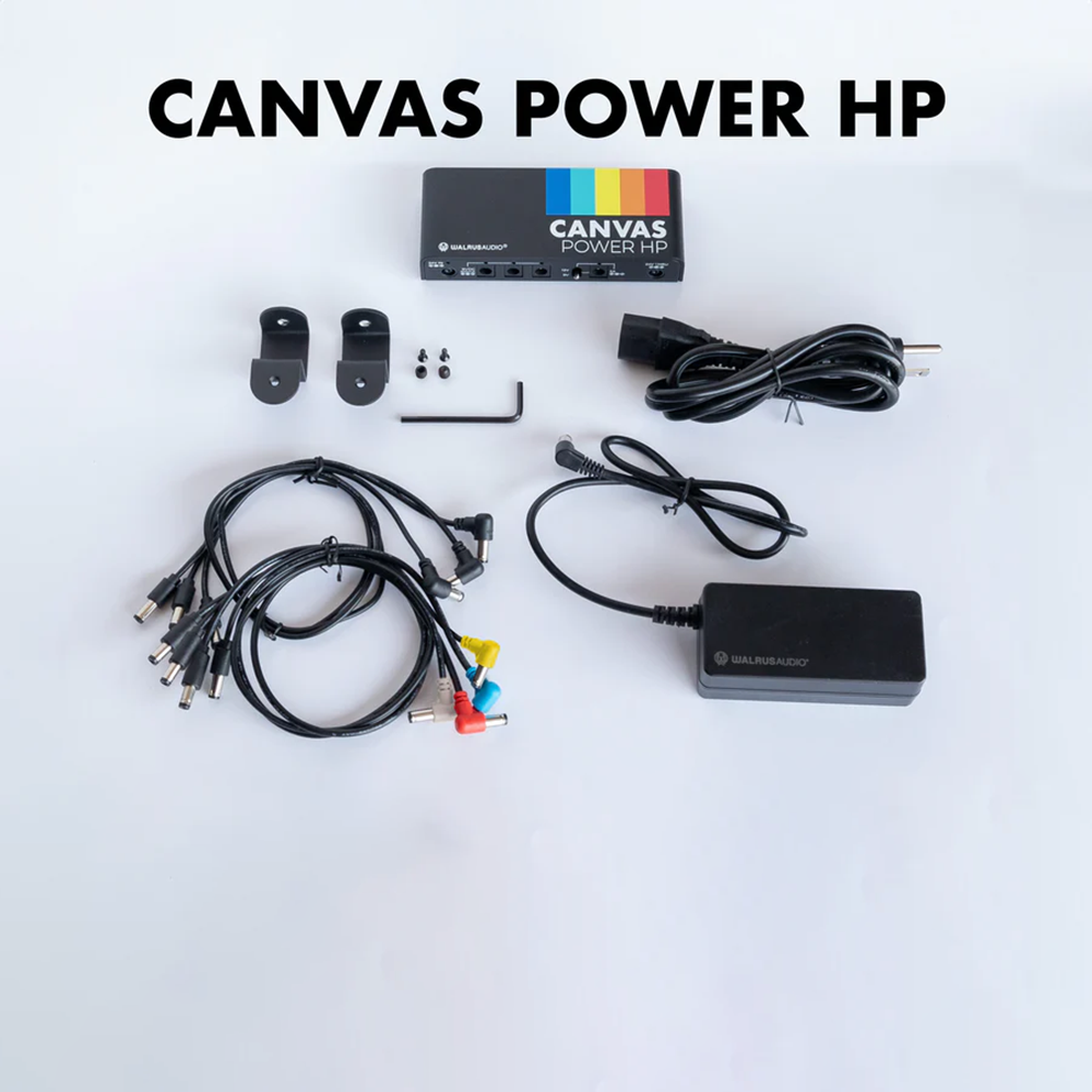 Walrus Audio Canvas Power HP Pedalboard Power Supply with High-Power 3A Output for Modeler Pedals