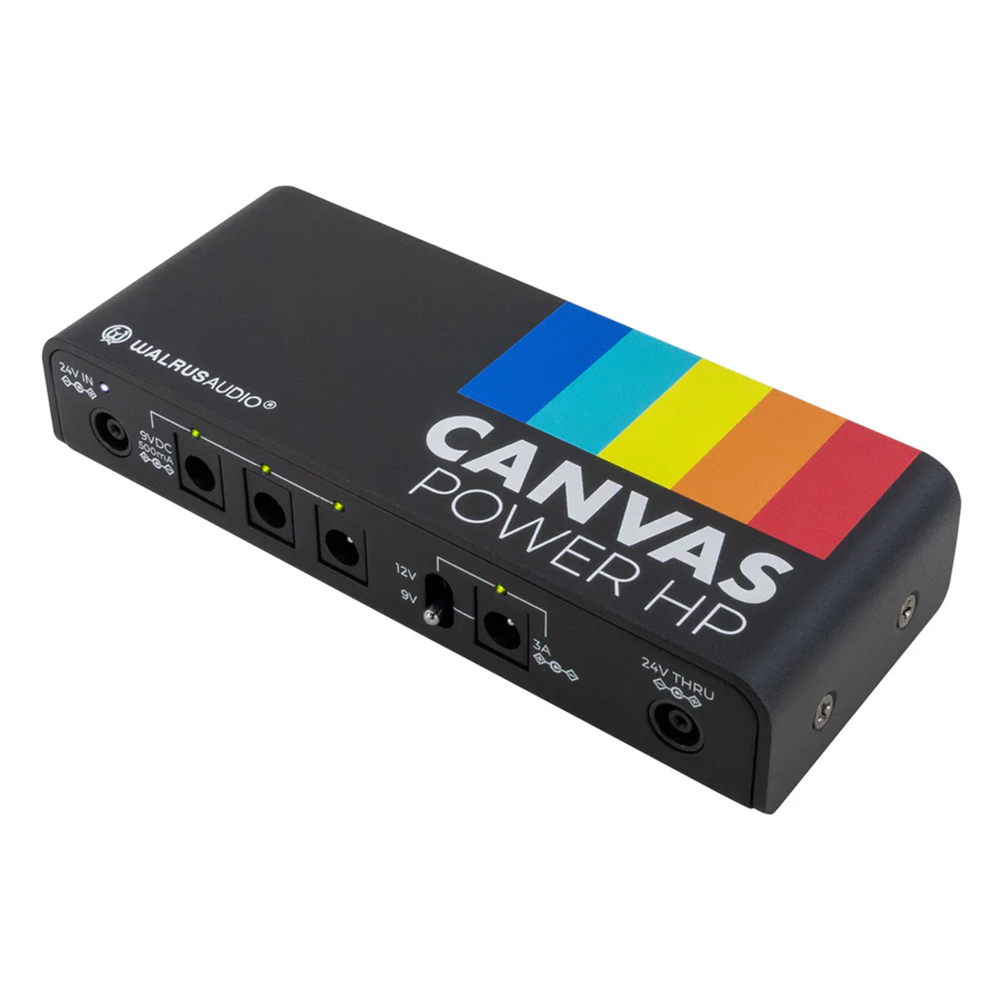 Walrus Audio Canvas Power HP Pedalboard Power Supply with High-Power 3A Output for Modeler Pedals
