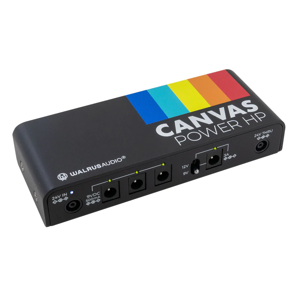 Walrus Audio Canvas Power HP Pedalboard Power Supply with High-Power 3A Output for Modeler Pedals