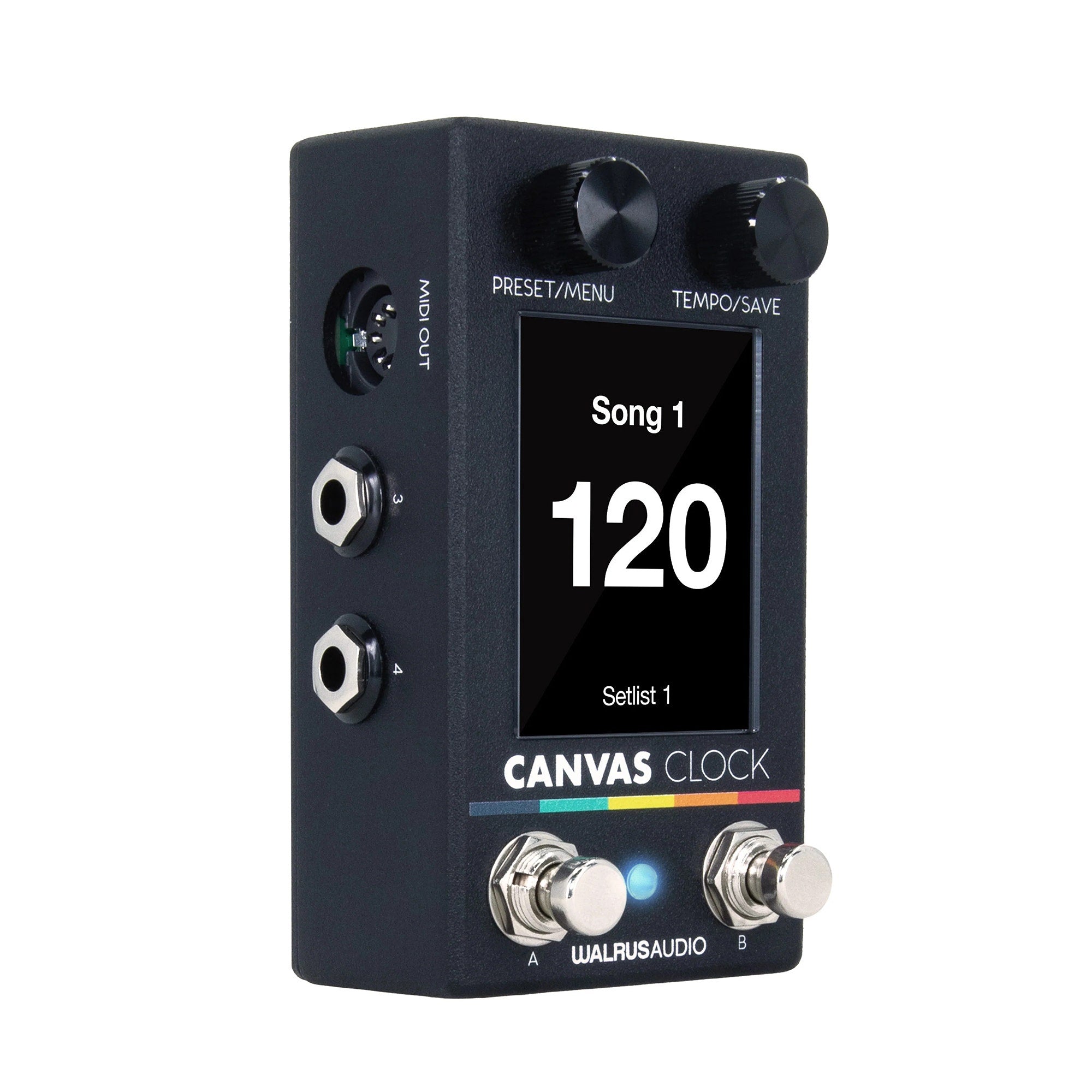Walrus Audio Canvas Clock MIDI / Analog Tempo Sync Clock Pedal