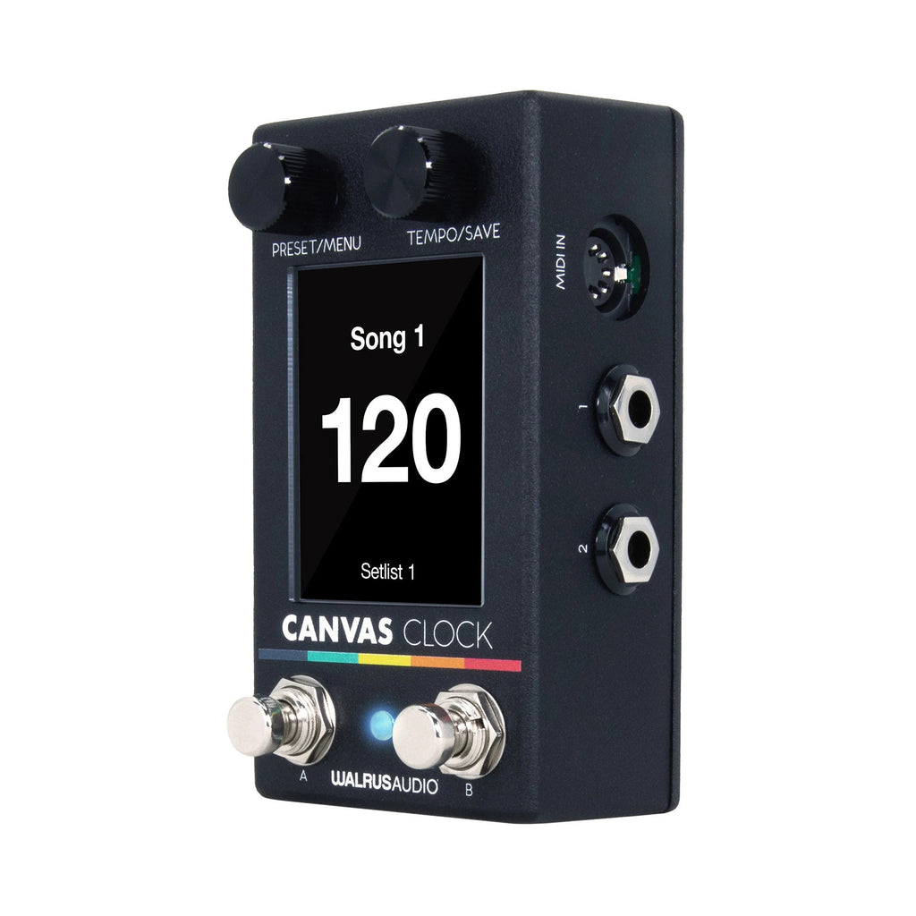 Walrus Audio Canvas Clock MIDI / Analog Tempo Sync Clock Pedal