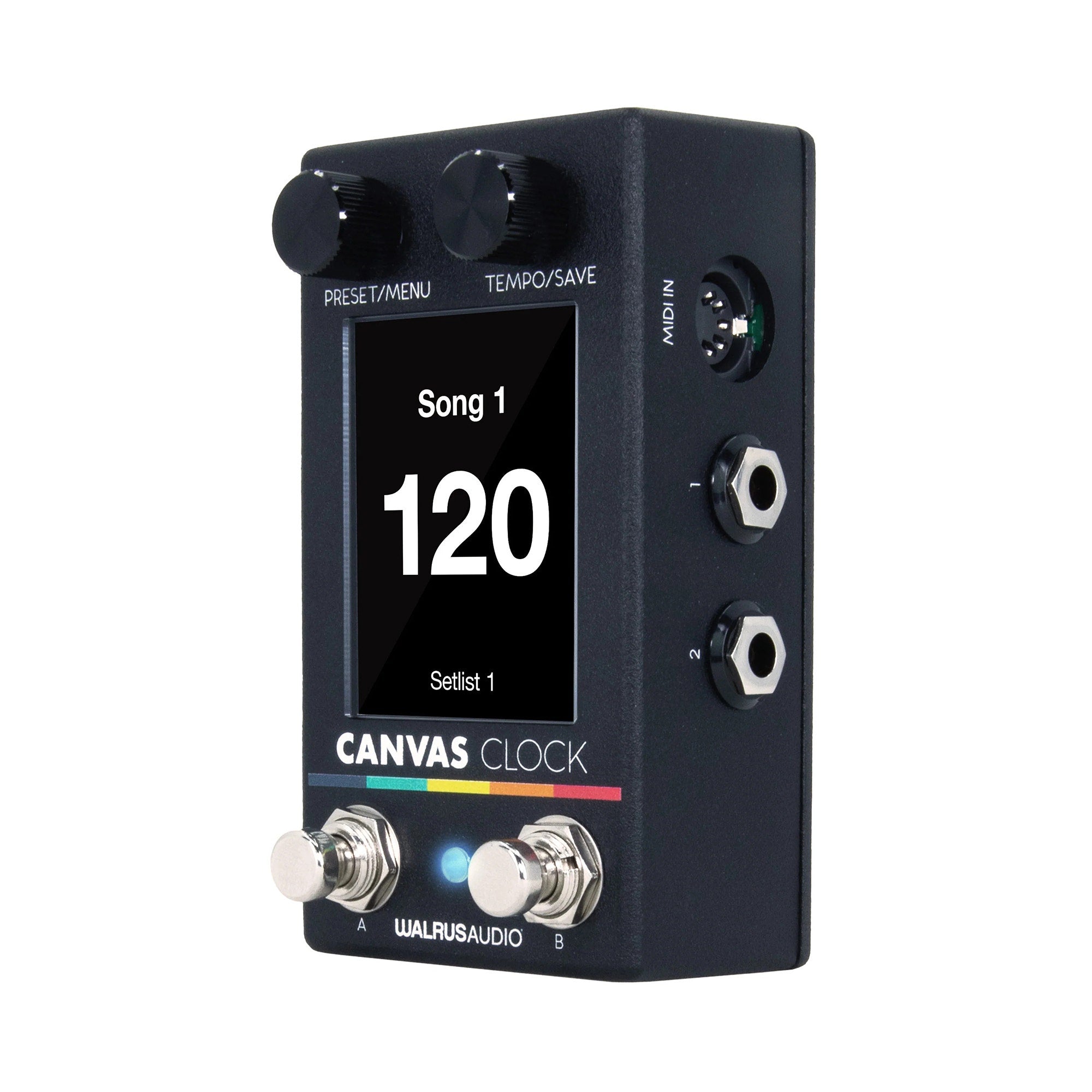 Walrus Audio Canvas Clock MIDI / Analog Tempo Sync Clock Pedal