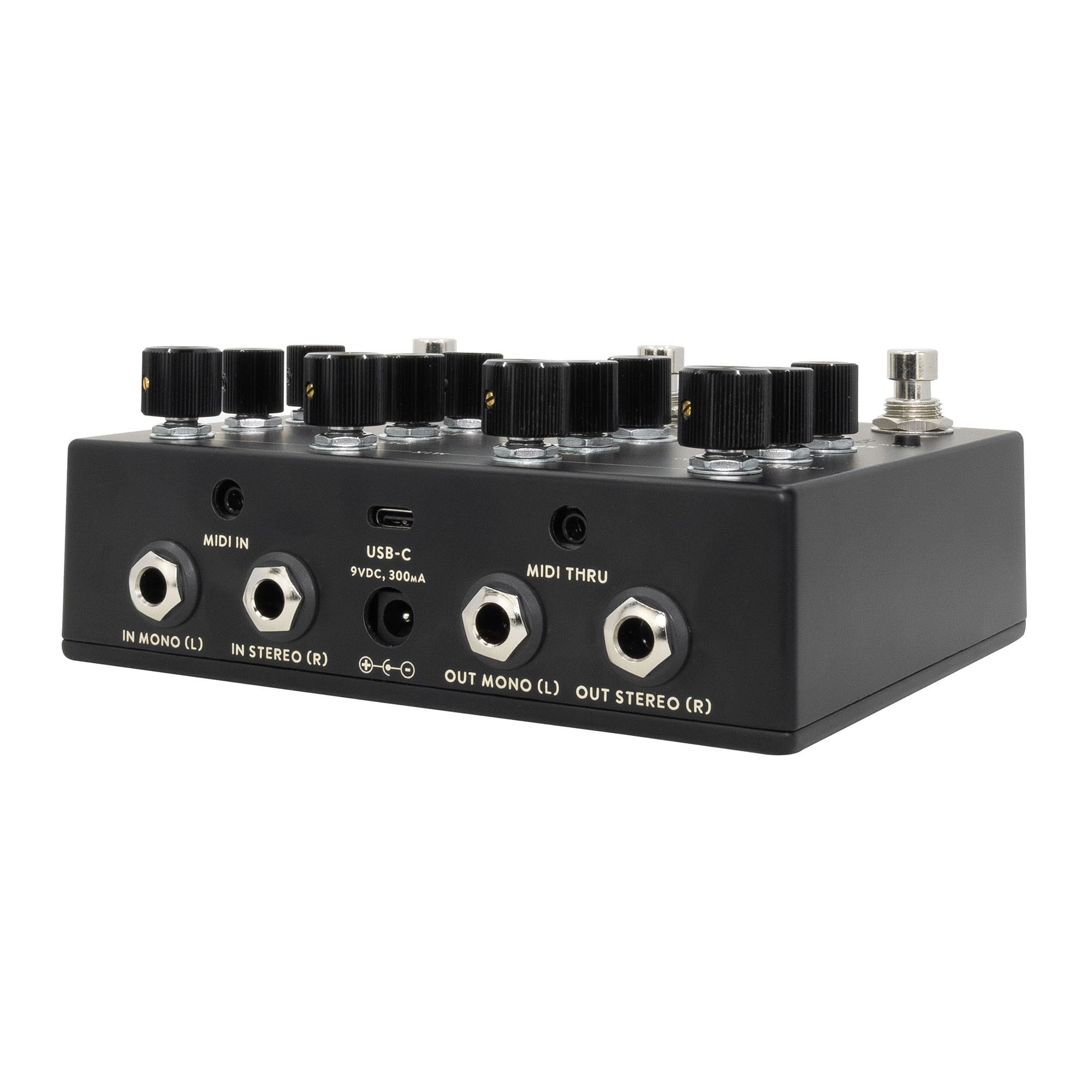 Walrus Audio Qi Etherealizer Yvette Young Atmospheric Delay / Reverb / Modulation Guitar Multi-Effects Pedal, Black