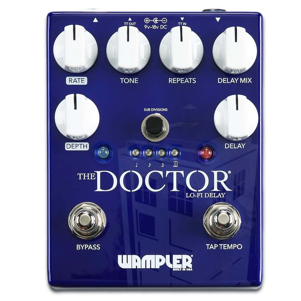 Wampler The Doctor Lo-fi Delay Guitar Effects Pedal (Open Box)