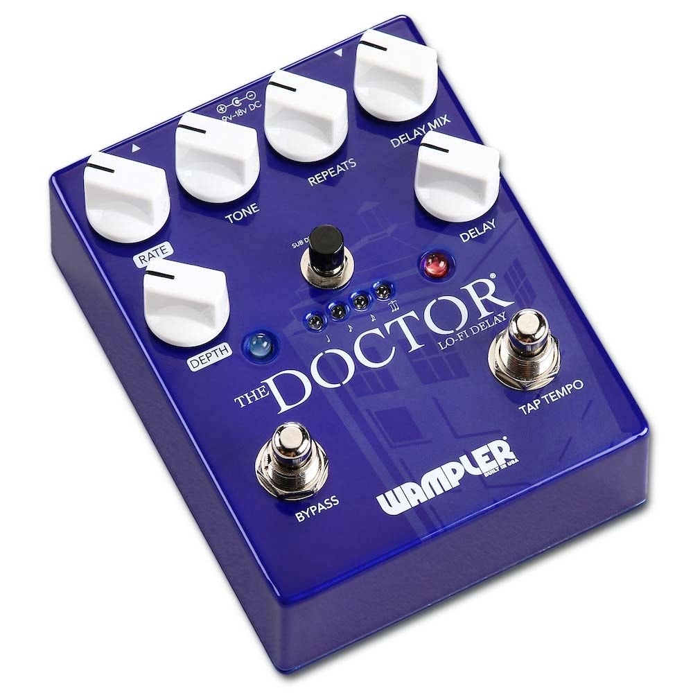 Wampler The Doctor Lo-fi Delay Guitar Effects Pedal (Open Box)