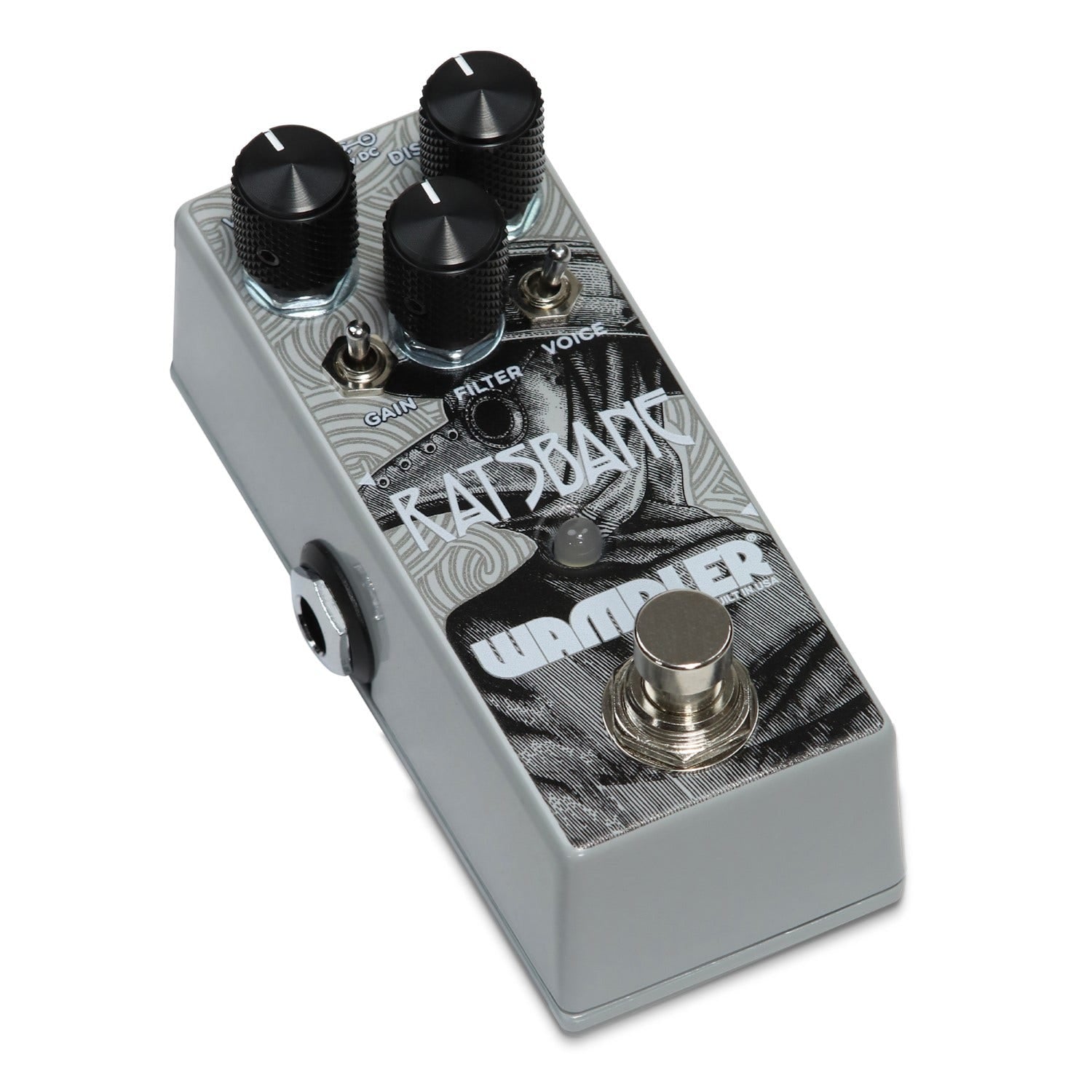 Wampler Ratsbane 9v-18v High Gain Distortion Pedal