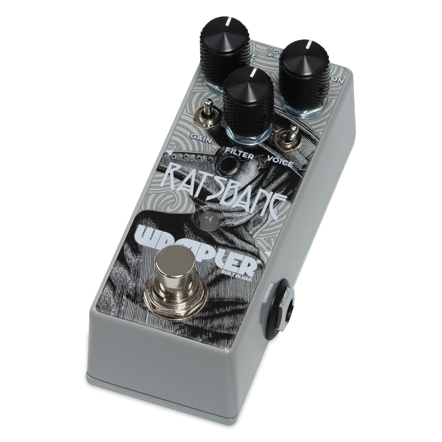 Wampler Ratsbane 9v-18v High Gain Distortion Pedal