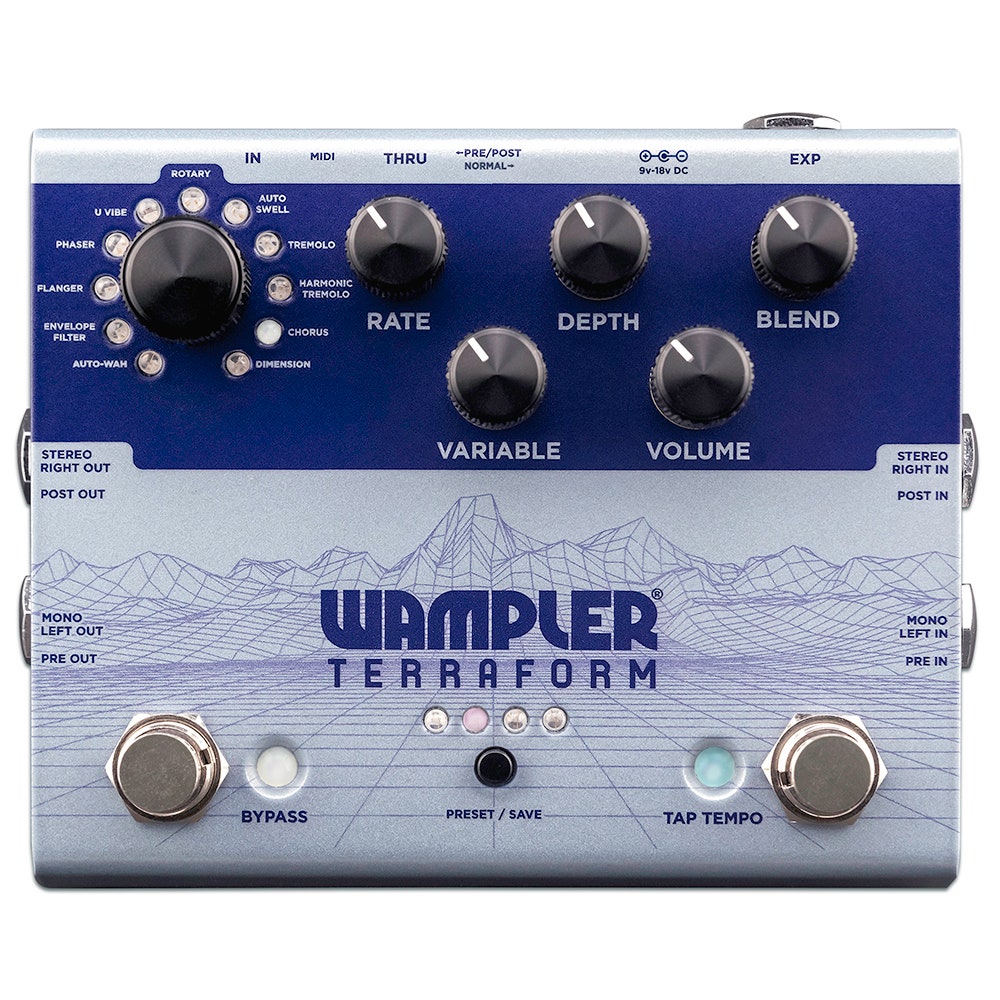 Wampler Terraform Ture Stereo Modulation Multi-Effects Guitar Effects Pedal