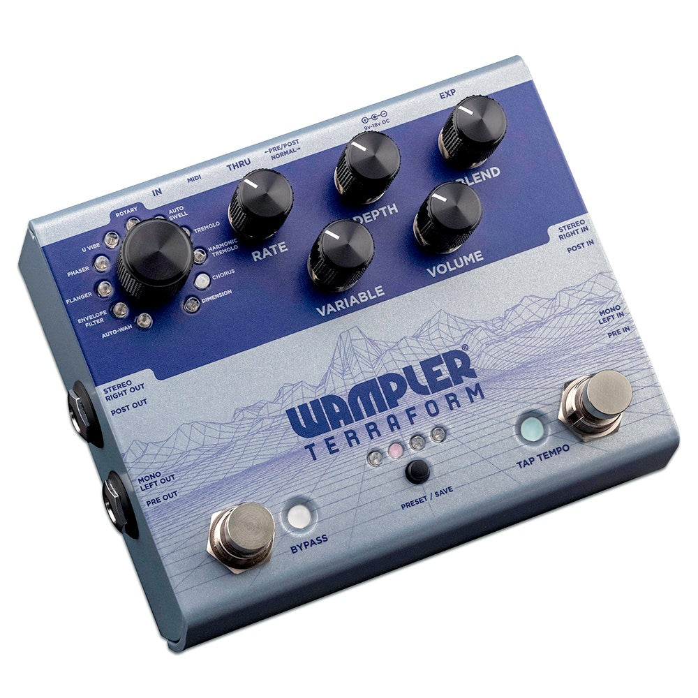 Wampler Terraform Ture Stereo Modulation Multi-Effects Guitar Effects Pedal