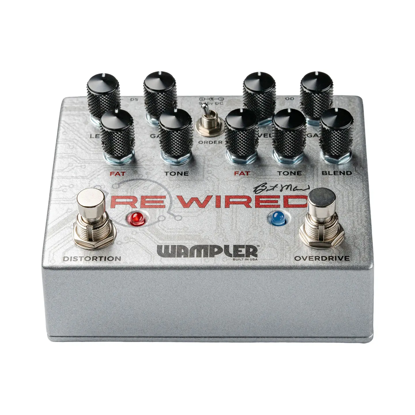 Wampler ReWired Brent Mason Signature 2-Channel Overdrive / Distortion Guitar Effect Pedal