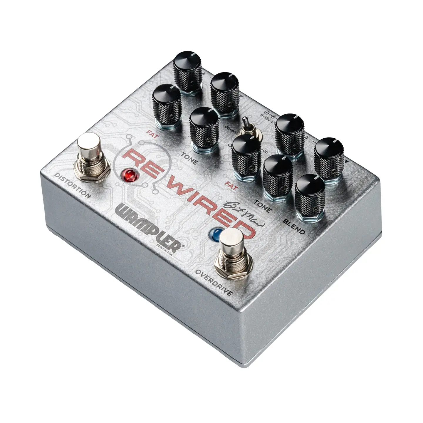 Wampler ReWired Brent Mason Signature 2-Channel Overdrive / Distortion Guitar Effect Pedal