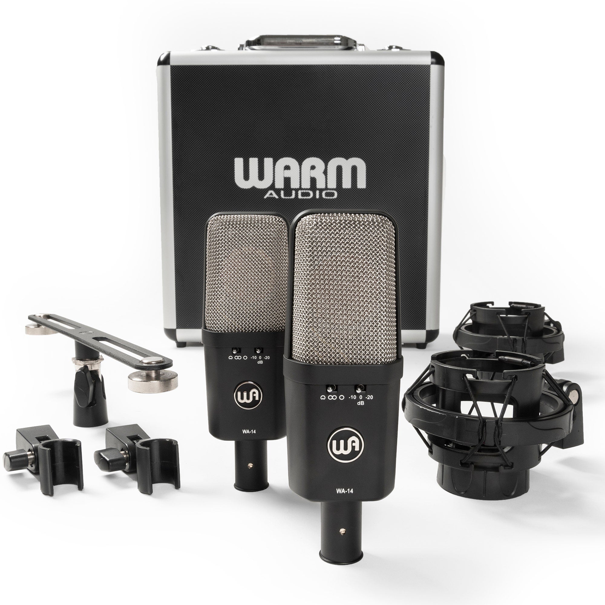 Warm Audio WA-14SP Stereo Pair Large-Diaphragm Transformer-Balanced Condenser Microphones