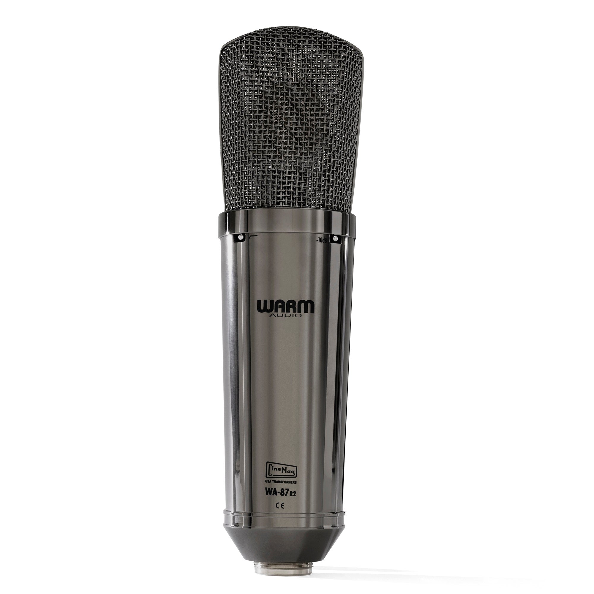 Warm Audio Limited Edition WA-87 R2 TS Titanium Large-Diaphragm FET Condenser Microphone Stereo Pair