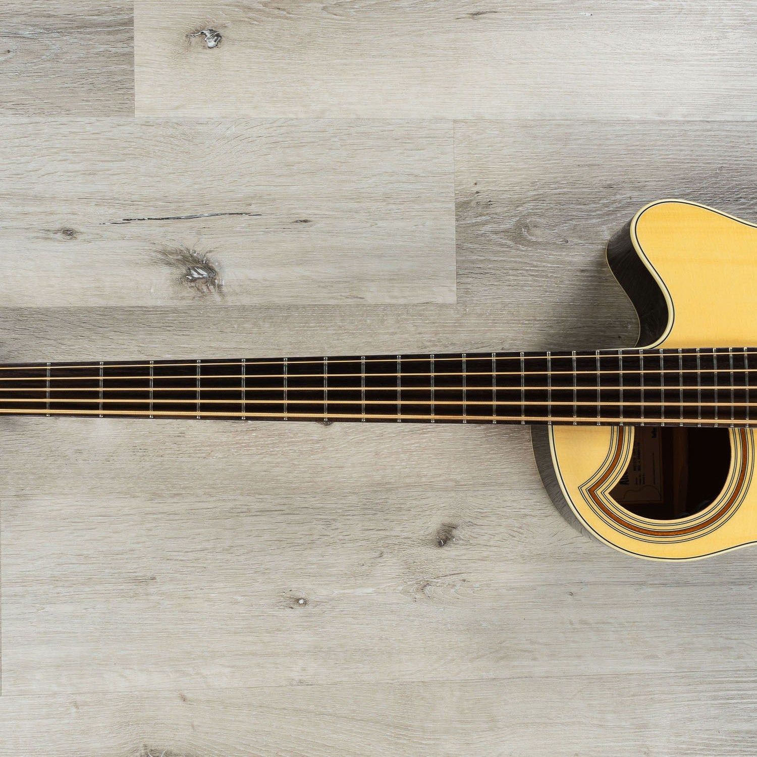 Warwick Alien Standard 5-String Acoustic Electric Bass Guitar, Natural (B-STOCK)