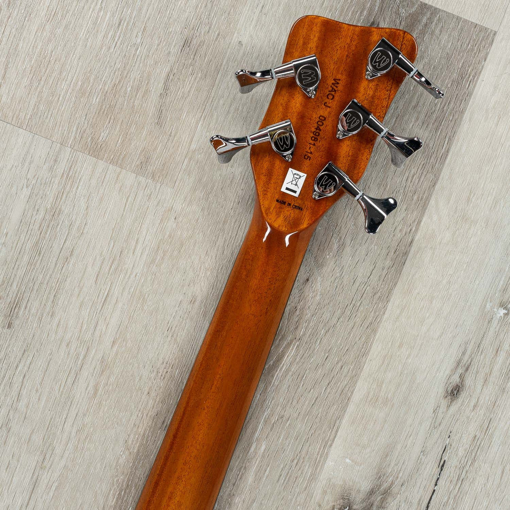 Warwick Alien Standard 5-String Acoustic Electric Bass Guitar, Natural (B-STOCK)