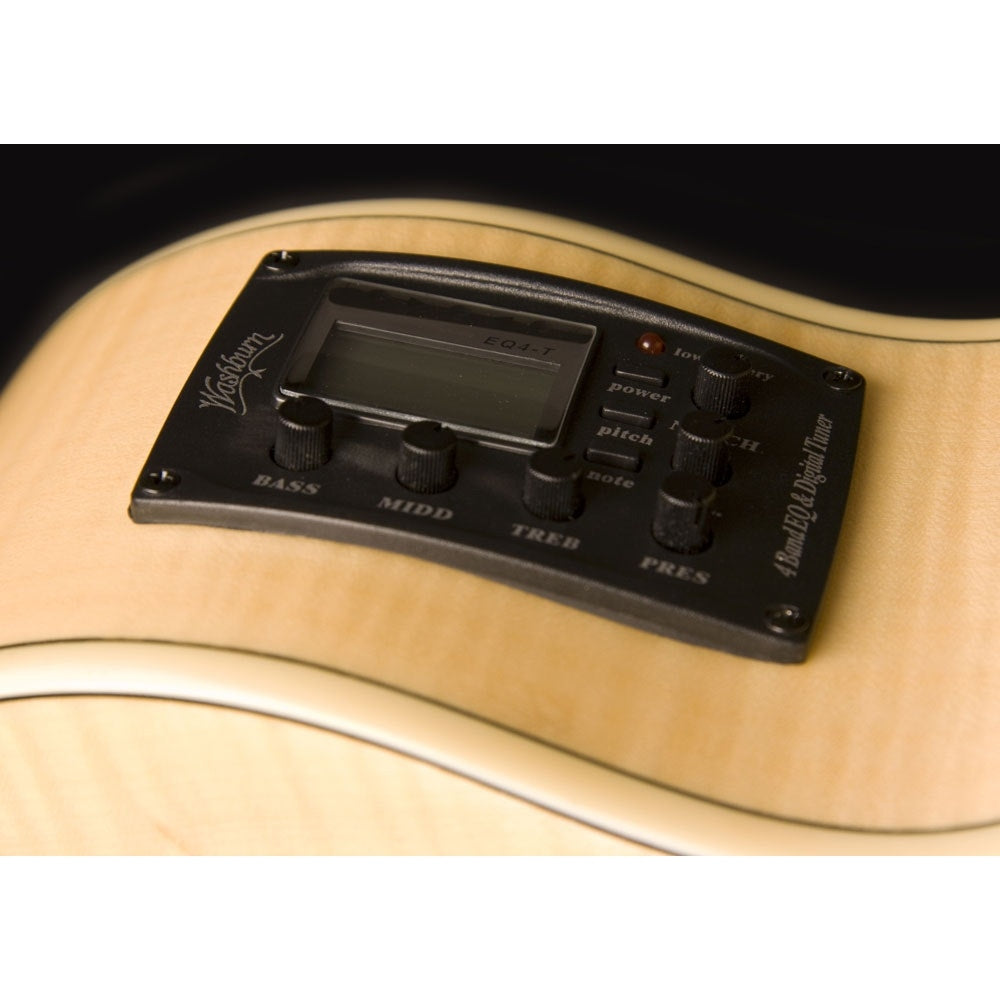 Washburn EA20 Festival Series Mini Jumbo Cutaway Acoustic-Electric Guitar