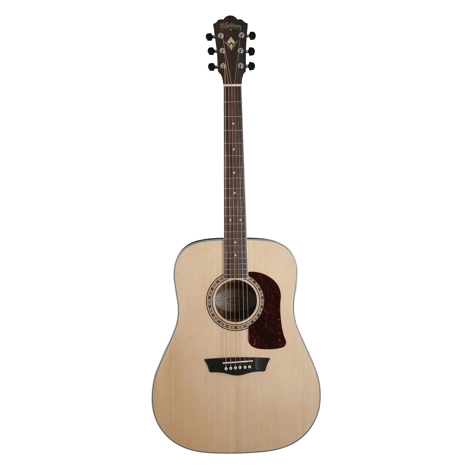 Washburn HD20S Heritage Series Acoustic Guitar, Solid Sitka Spruce Top