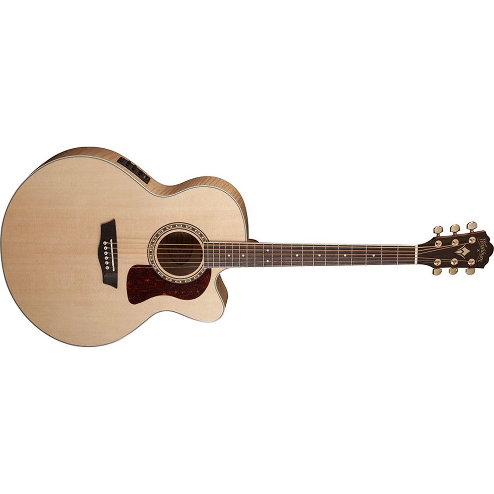 Washburn HJ40SCE Heritage 40 Series Jumbo Acoustic-Electric Guitar