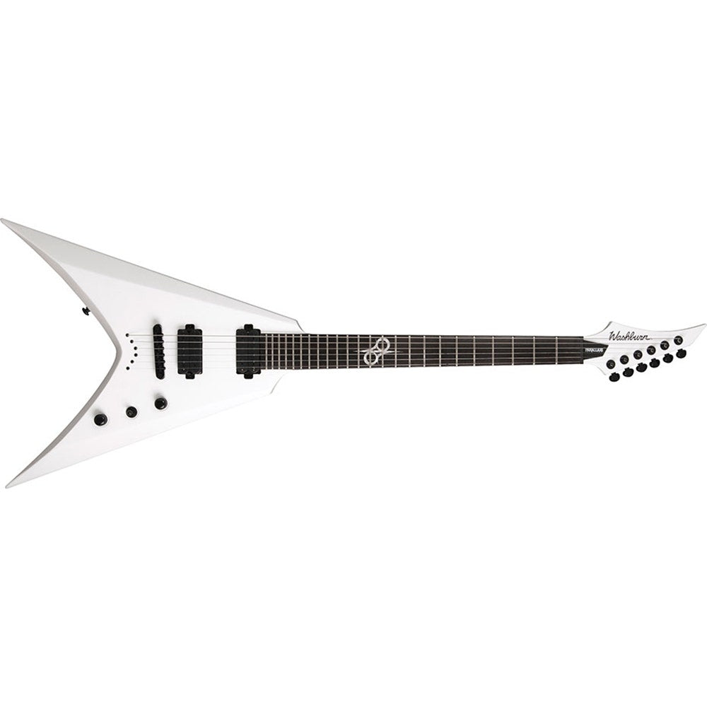 Washburn PX-SOLARV160WHMK Ola Englund Parallaxe Solar V 6-String Electric Guitar with Gig Bag - White Matte (B-STOCK)