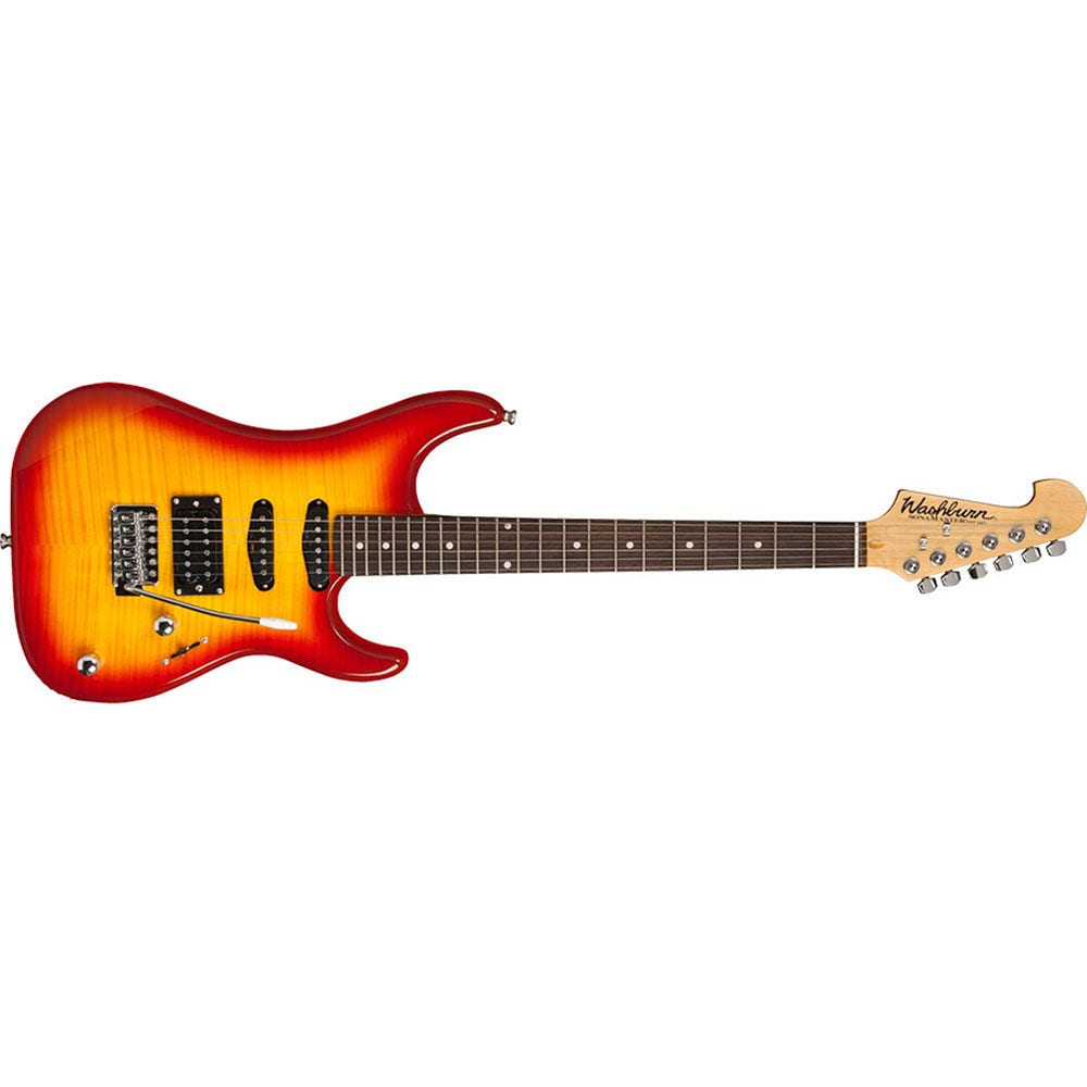 Washburn S3HXRS Sonamaster Series HSS Electric Guitar - Red Sunburst