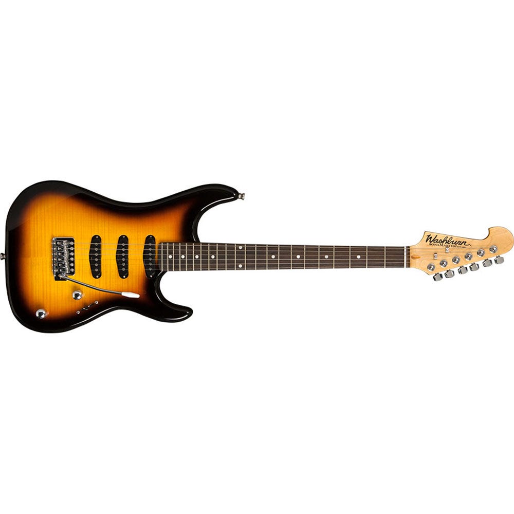 Washburn S3XTS Sonamaster Series SSS Electric Guitar - Tobacco Sunburst