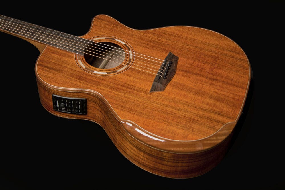 Washburn Comfort Series WCG55CE Grand Auditorium Acoustic-Electric Guitar