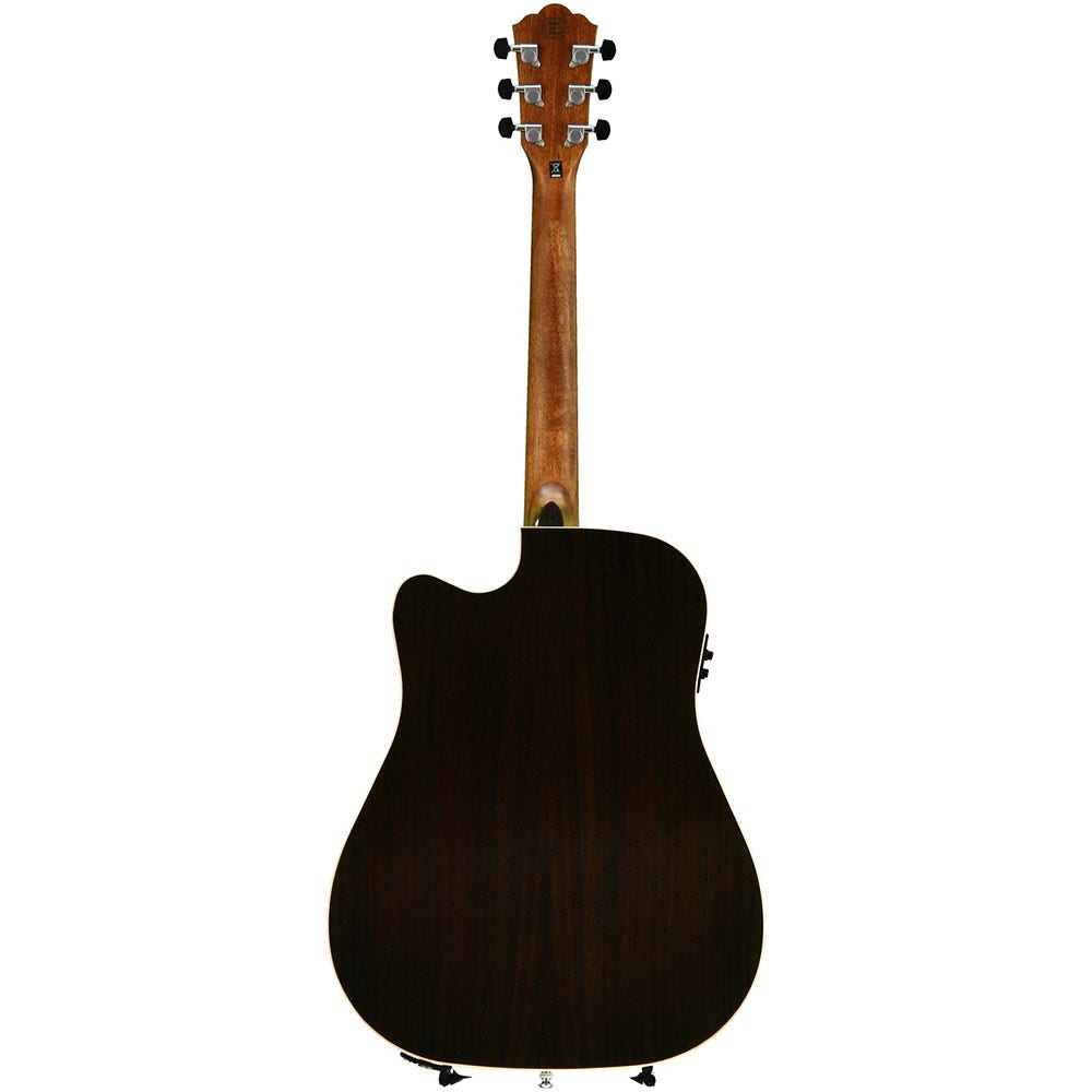 Washburn WLD20SCE Woodline Series Dreadnought Cutaway 6-String Acoustic-Electric Guitar