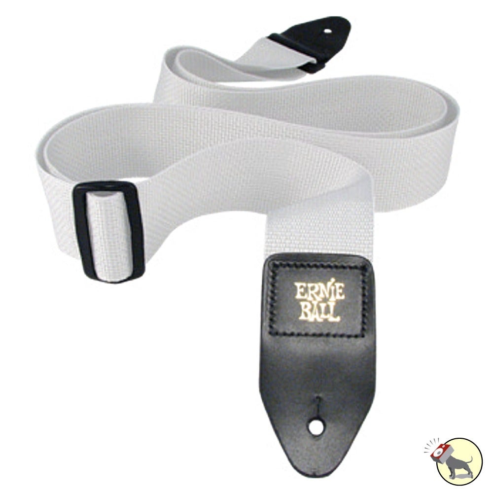Ernie Ball Polypro Guitar Strap (White)