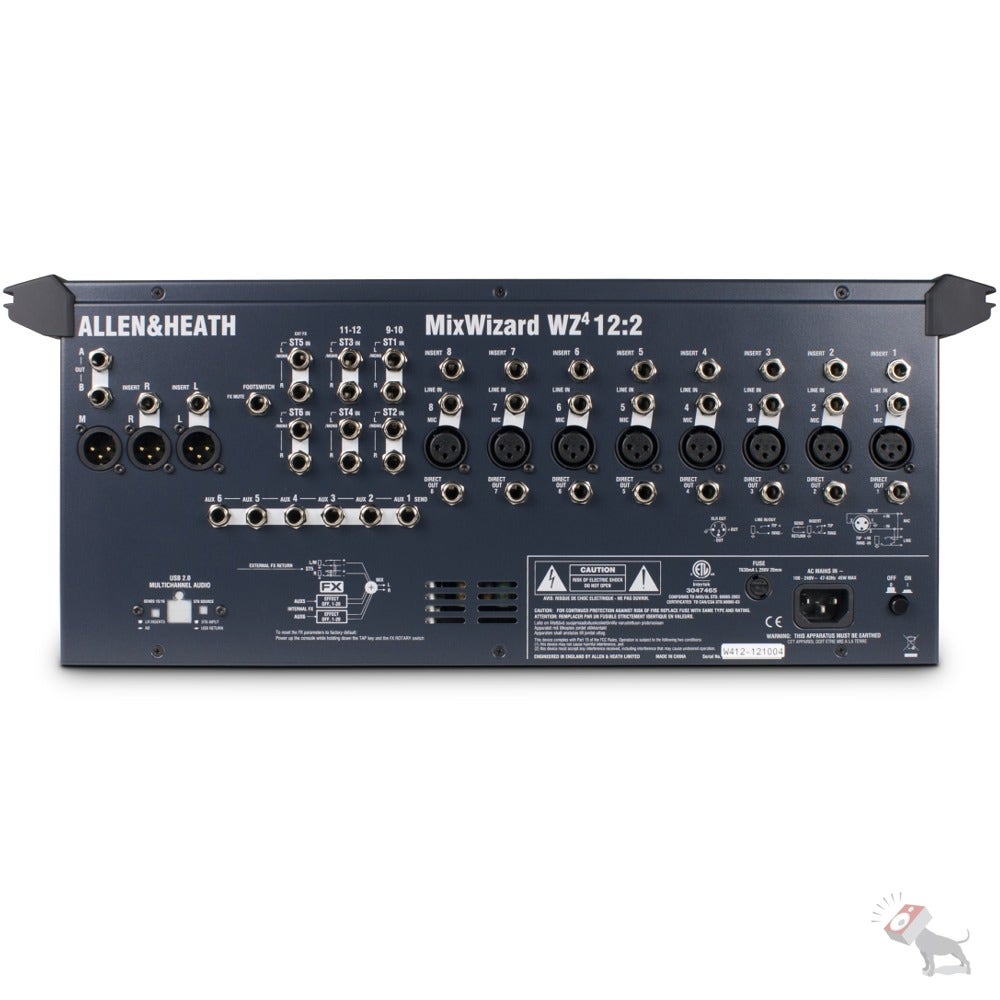 Allen & Heath Mixwizard WZ412:2 12-input Mixer with 6 Auxes and On-board Effects