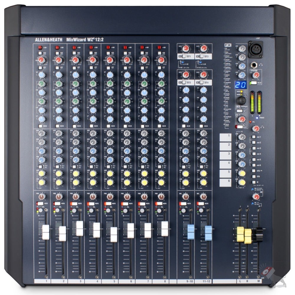Allen & Heath Mixwizard WZ412:2 12-input Mixer with 6 Auxes and On-board Effects