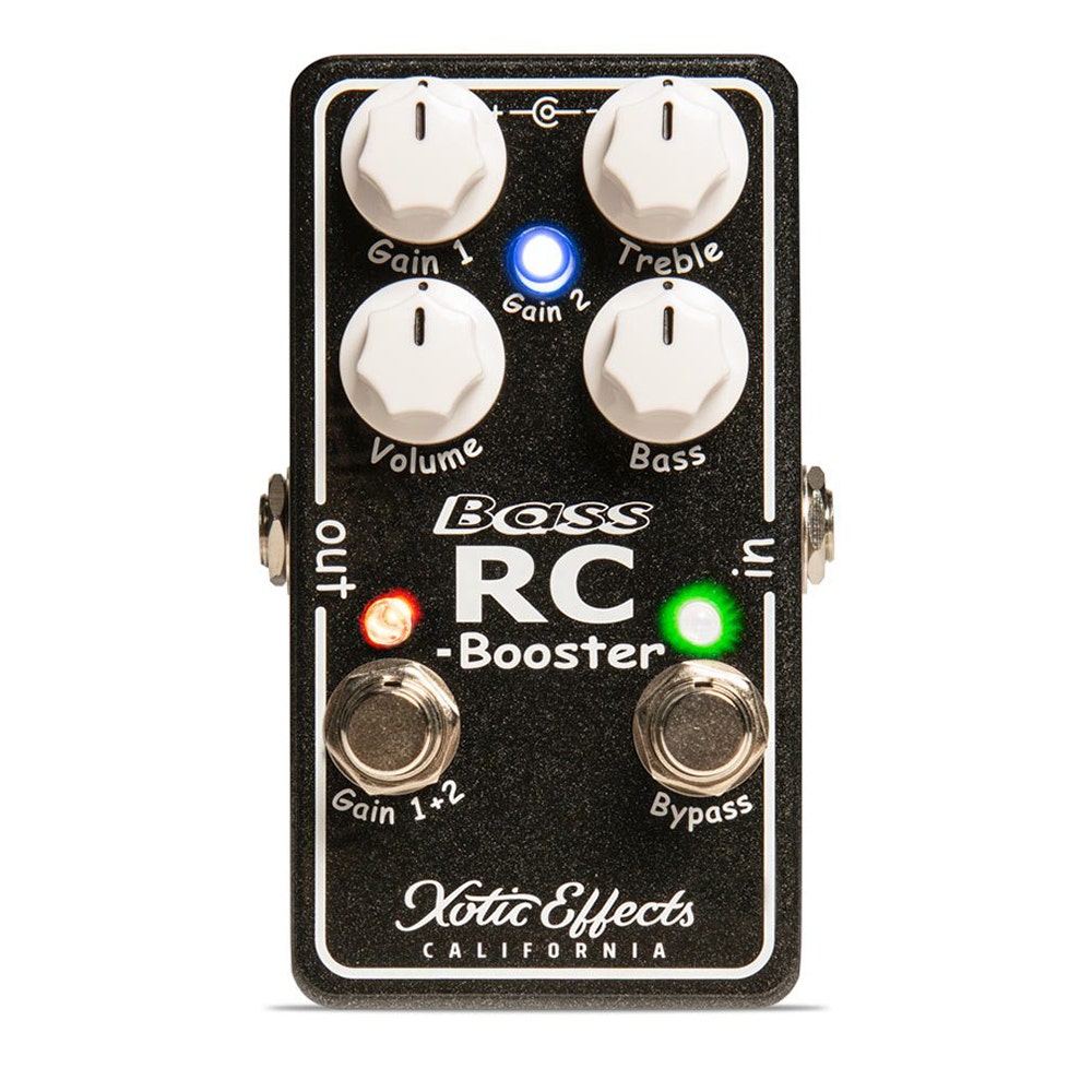 Xotic Effects BRCV2 Bass RC Boost V2 9v-18v True Bypass Bass Guitar Effects Pedal