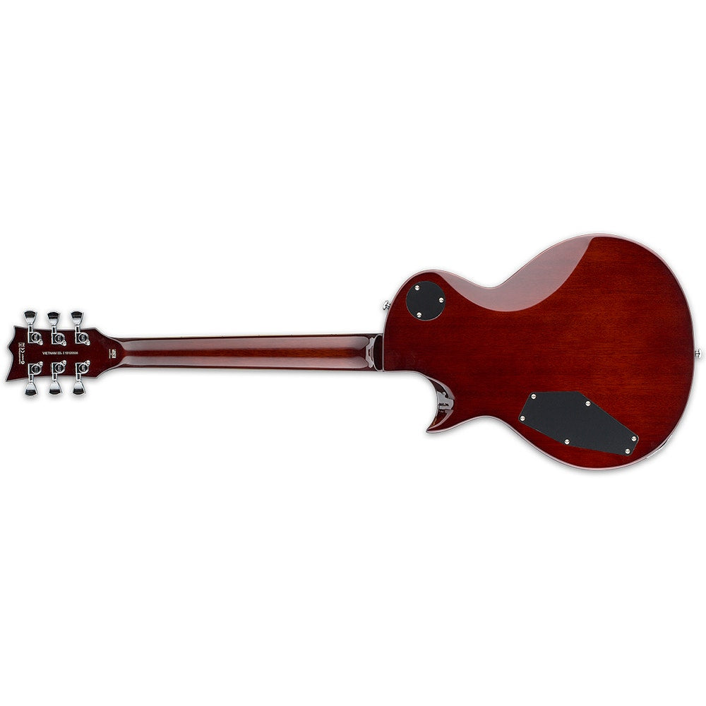 ESP LTD EC-256FM Flame Maple Solid Body Electric Guitar Dark Brown Sunburst (B-STOCK)