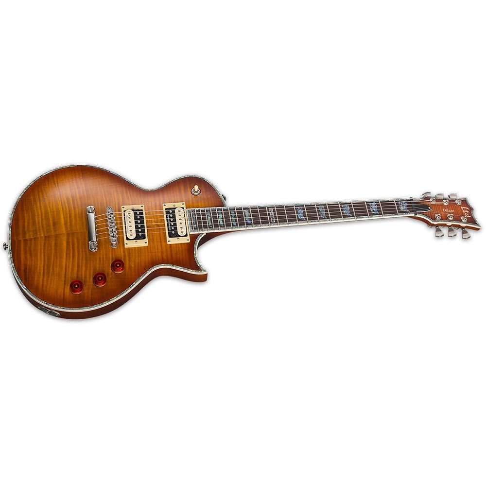 ESP LTD EC-1000 ASB Electric Guitar, Rosewood Fingerboard - Amber Sunburst