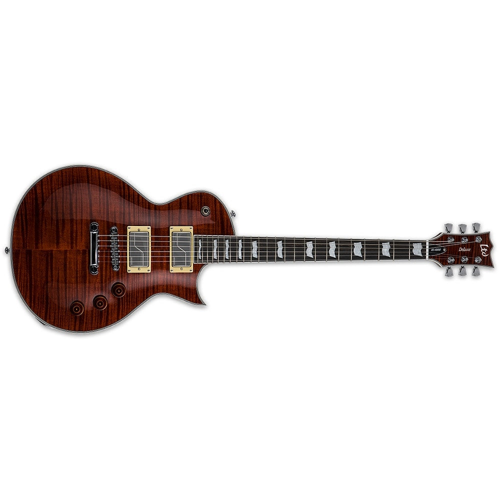 ESP LTD EC-1000FM Fluence Electric Guitar, Flamed Maple Top - Tiger Eye