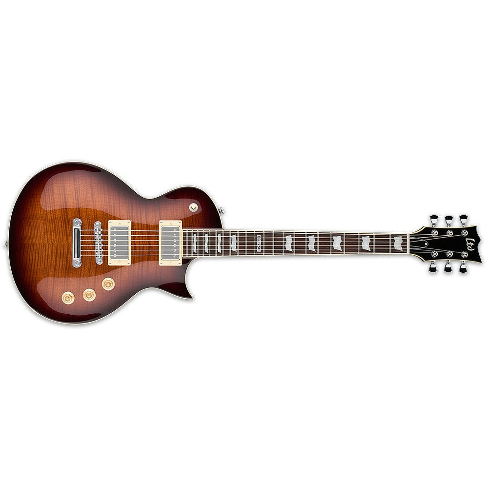 ESP LTD EC-256FM Flame Maple Solid Body Electric Guitar Dark Brown Sunburst (B-STOCK)