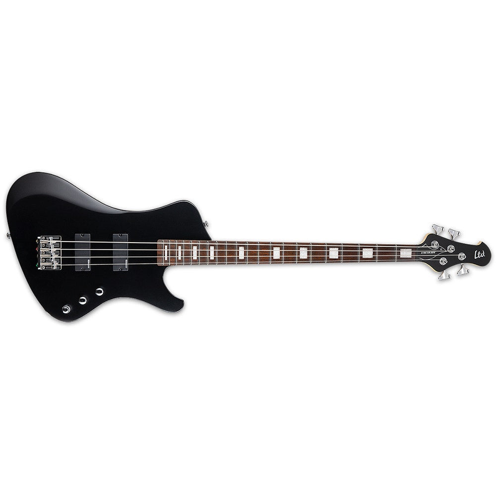ESP LTD Stream-204 Electric Bass Guitar, Roasted Jotoba, Satin Black