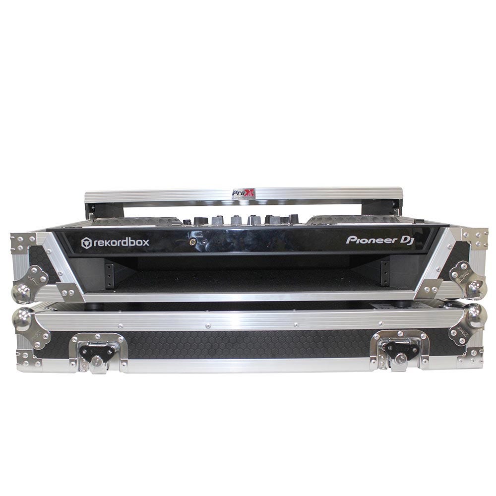 ProX XS-DDJ1000WLT Flight Case for Pioneer DDJ1000 & DDJ1000SRT Digital Controller w/ Laptop Shelf and Wheels