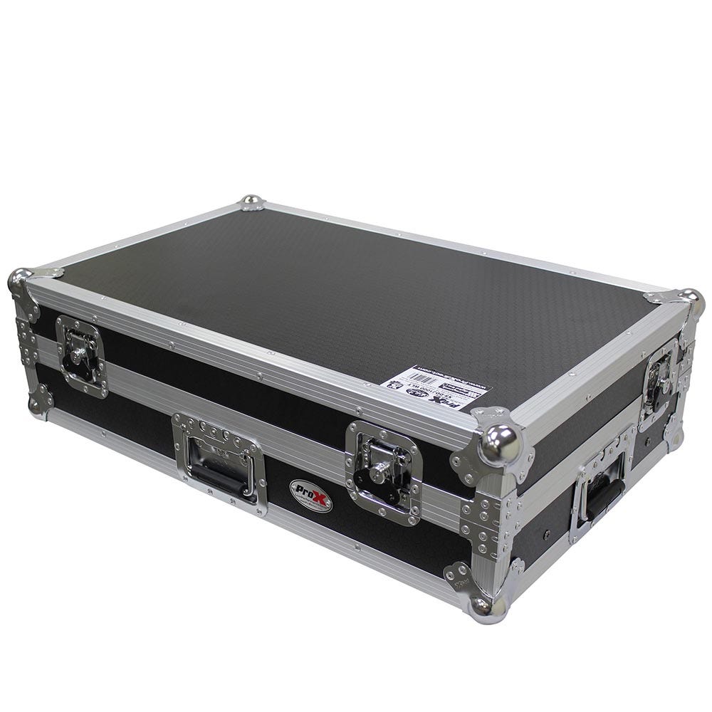ProX XS-DDJ1000WLT Flight Case for Pioneer DDJ1000 & DDJ1000SRT Digital Controller w/ Laptop Shelf and Wheels