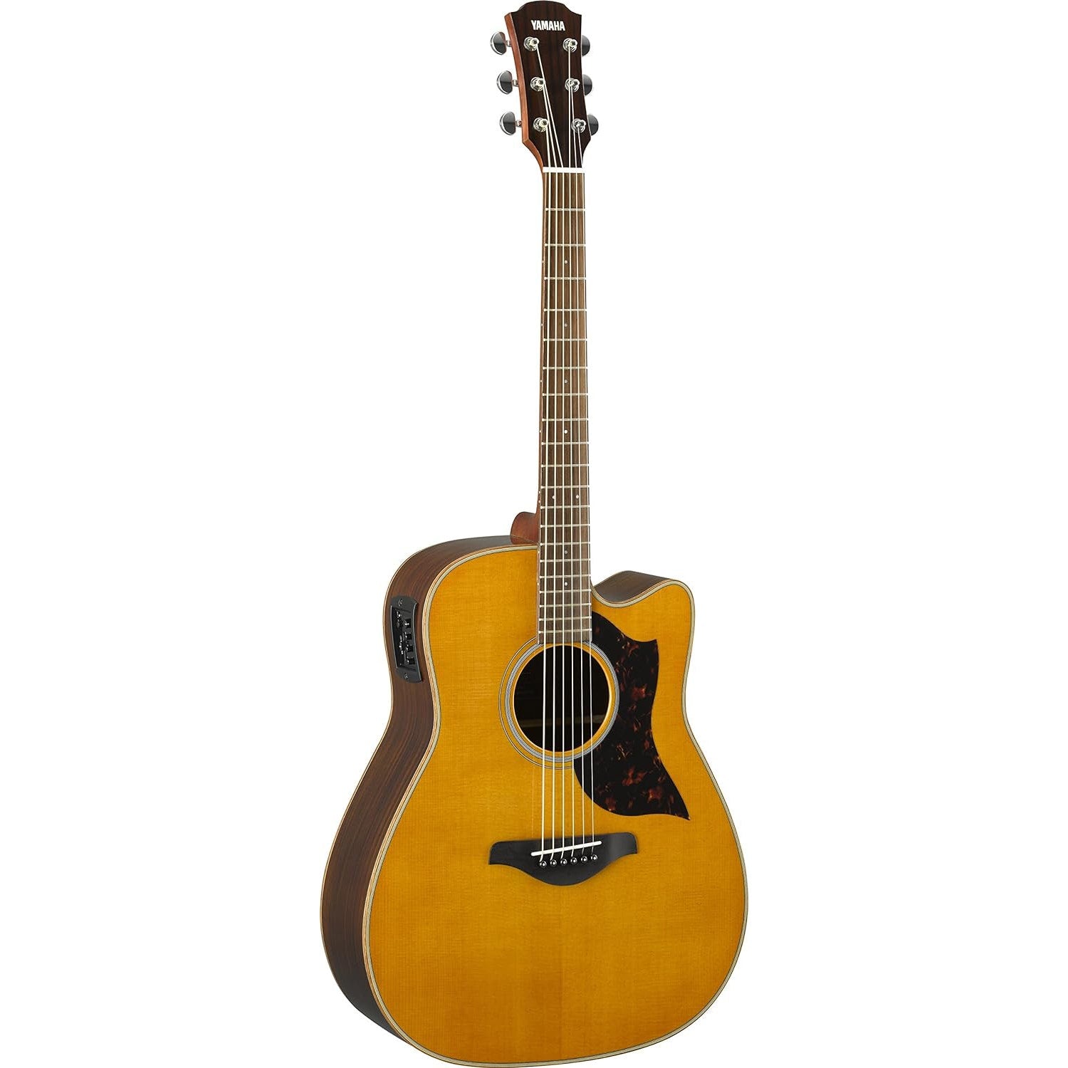 Yamaha A1R Acoustic-Electric Guitar, Rosewood Back & Sides, Vintage Natural