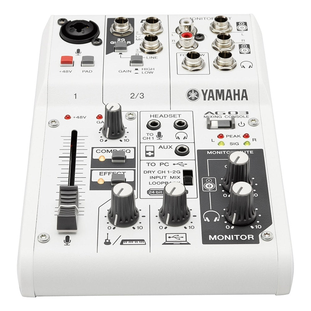 Yamaha AG03 Multipurpose 3-Channel Mixer with USB Audio Interface