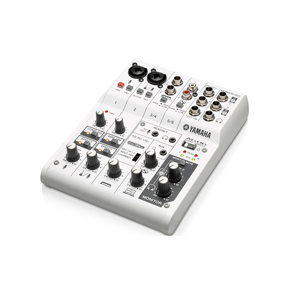 Yamaha AG06 Multipurpose 6-Channel Mixer with USB Audio Interface