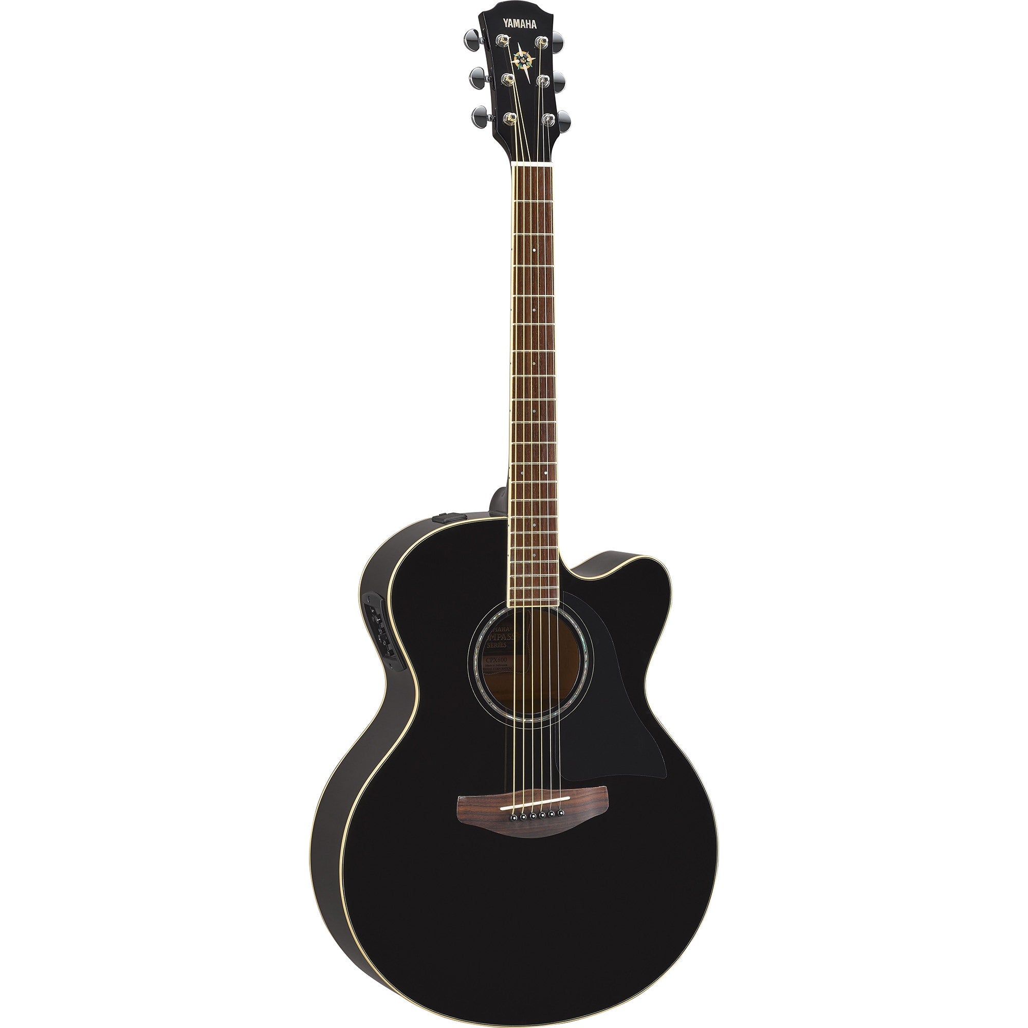 Yamaha CPX600 Acoustic-Electric Guitar, Rosewood Fretboard, Black